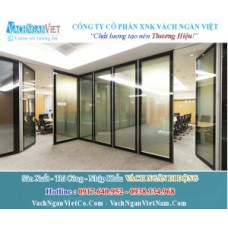 Vách ngăn di động kính hộp 